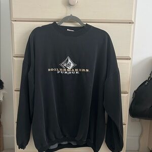 Vintage Purdue Boilermakers Black crewneck